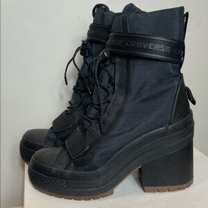 Converse Women's Black Lace-Up All Star GR82 Boots